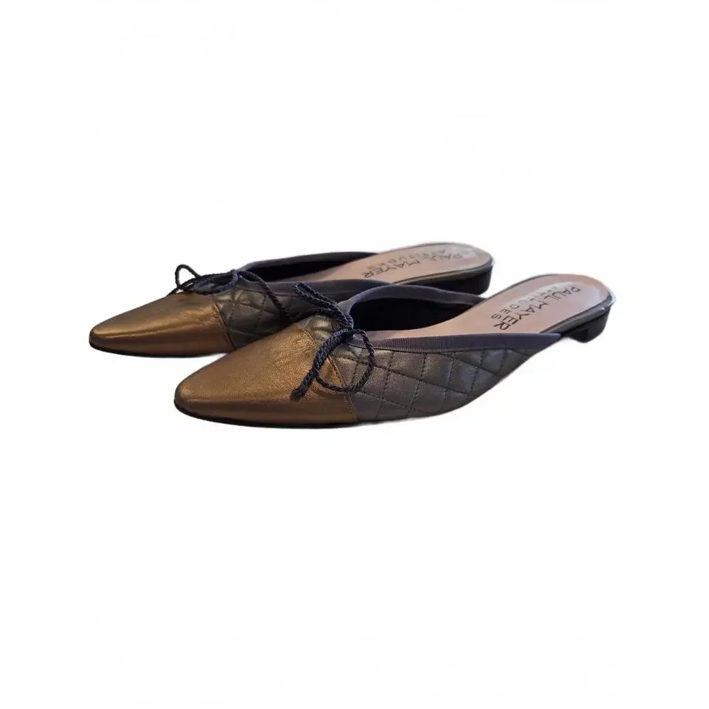 Paul Mayer Attitudes Quilted Slip-On Mule Shoe Size 8 NIB (New)‎